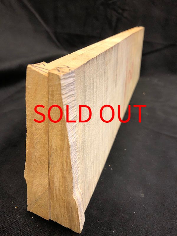 メープル裏板断面図