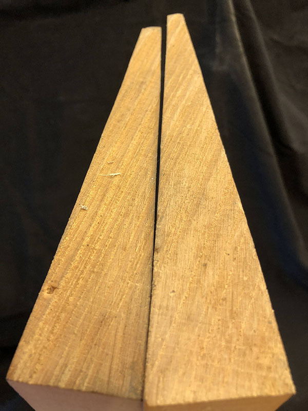 メープル裏板断面図