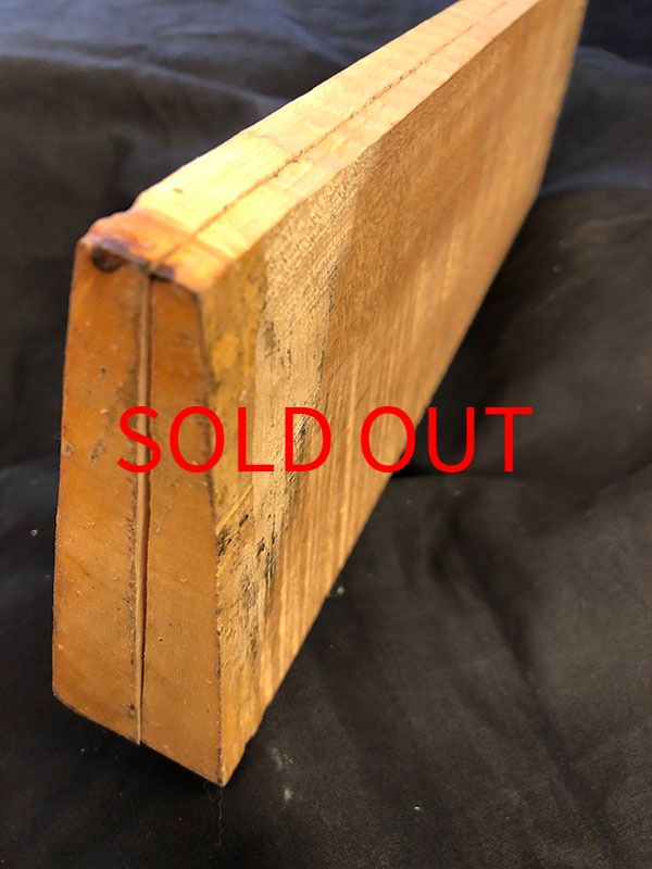 メープル裏板断面図