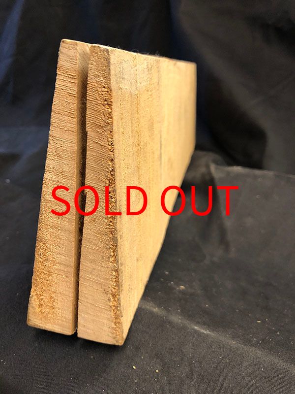 メープル裏板断面図