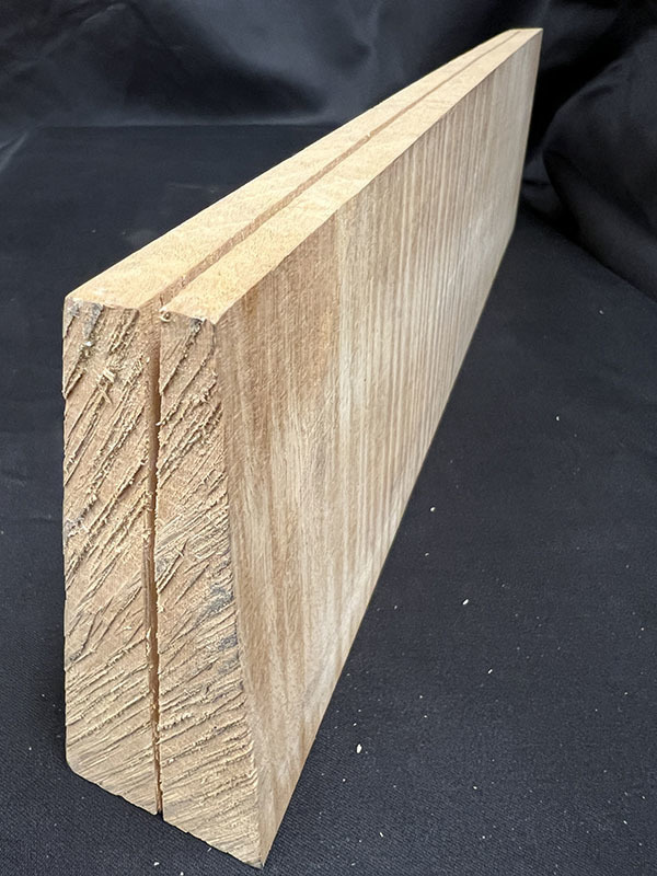 メープル裏板断面図