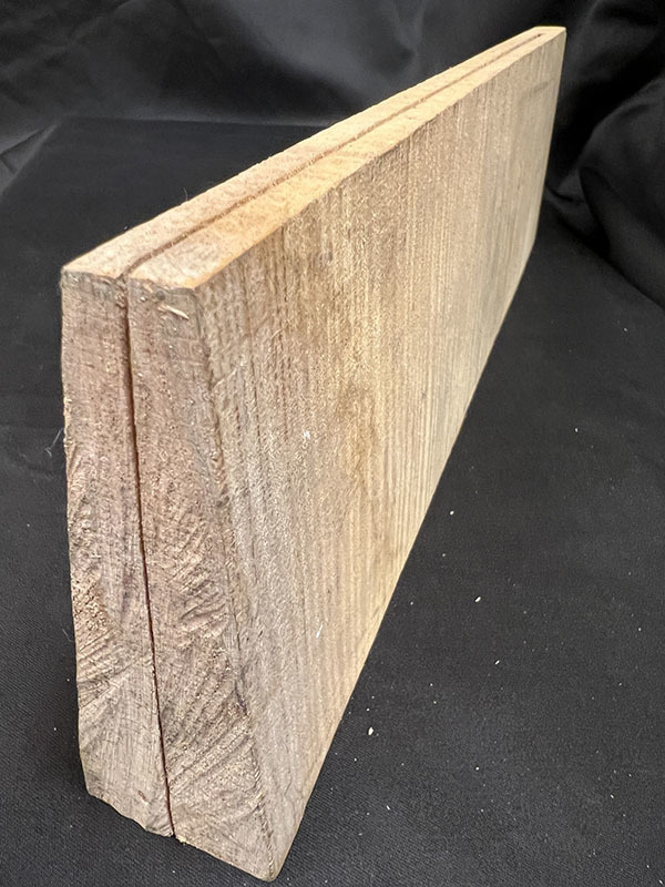 メープル裏板断面図