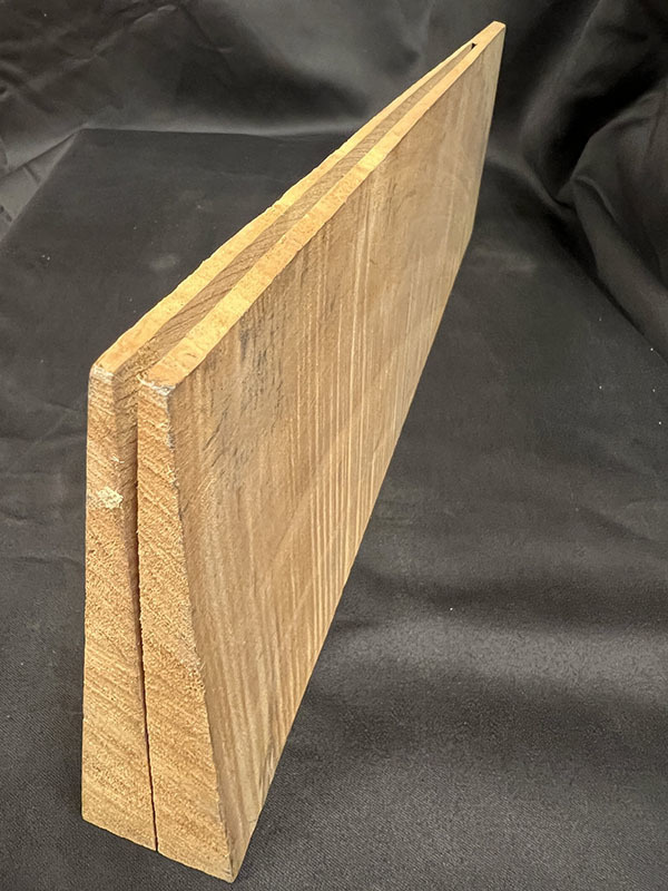 メープル裏板断面図