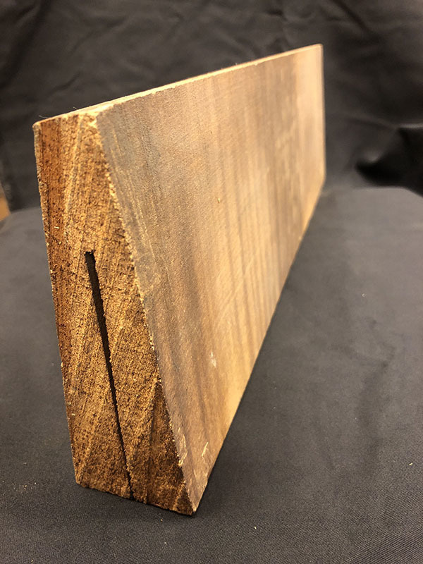 メープル裏板断面図