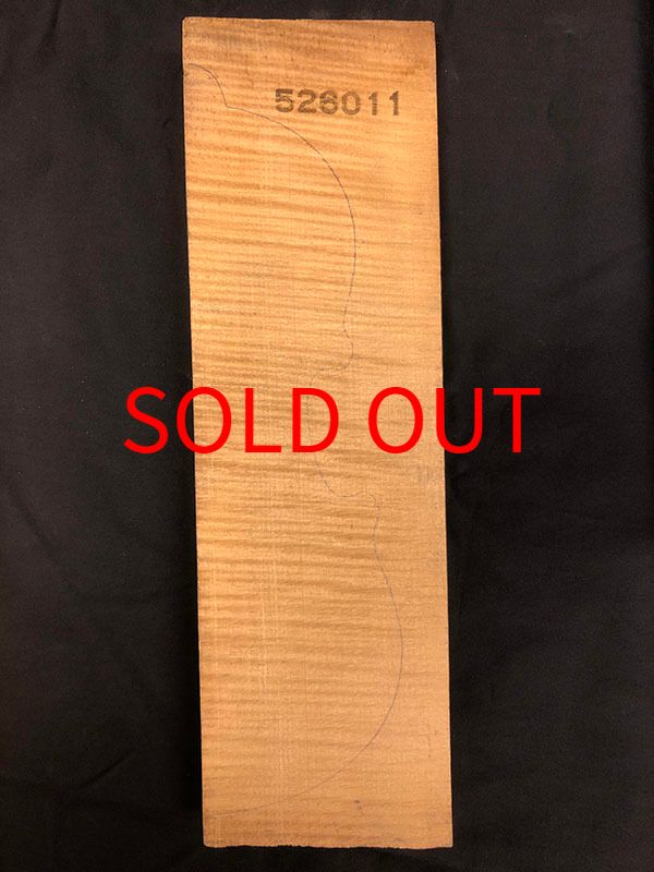 メープル裏板表面