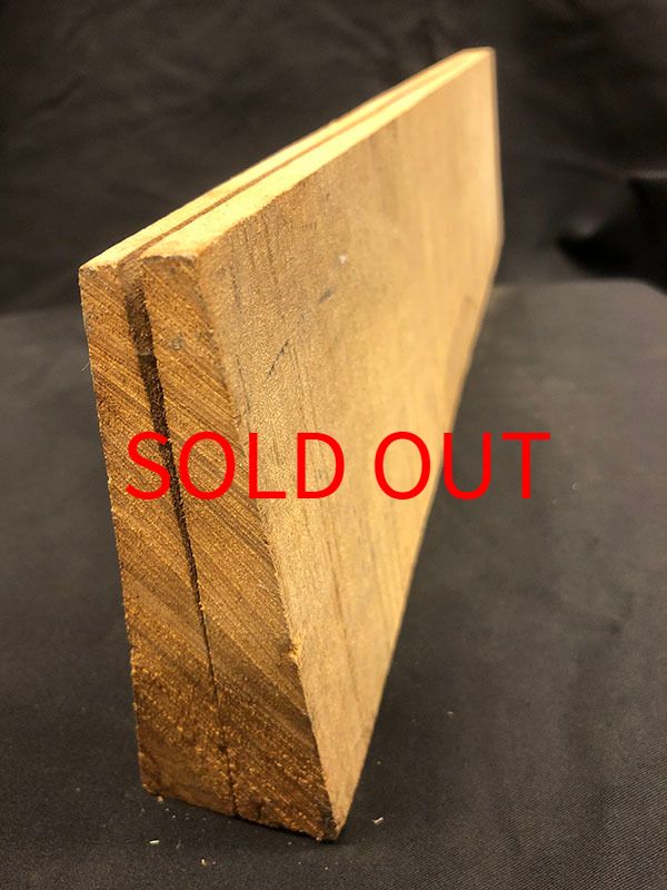 メープル裏板断面図