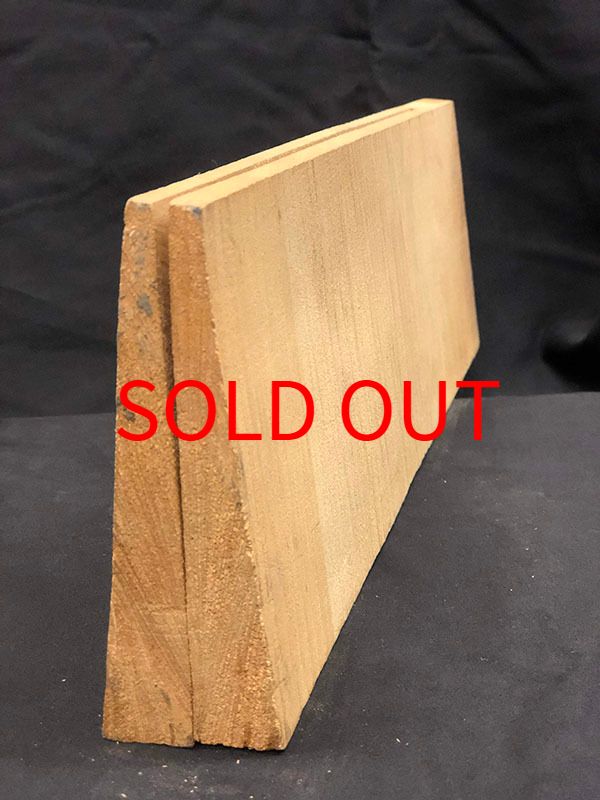 メープル裏板断面図