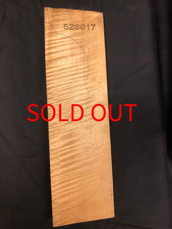 メープル裏板表面