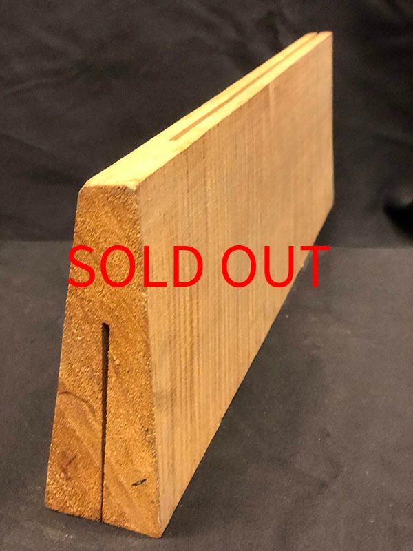 メープル裏板断面図