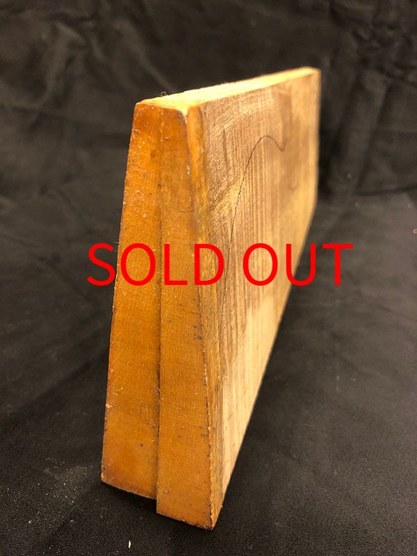 メープル裏板断面図