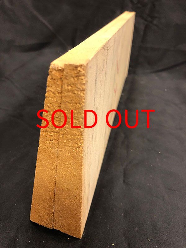 メープル裏板断面図