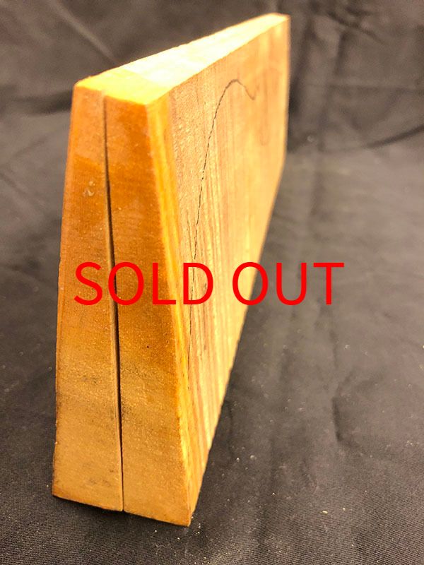 メープル裏板断面図