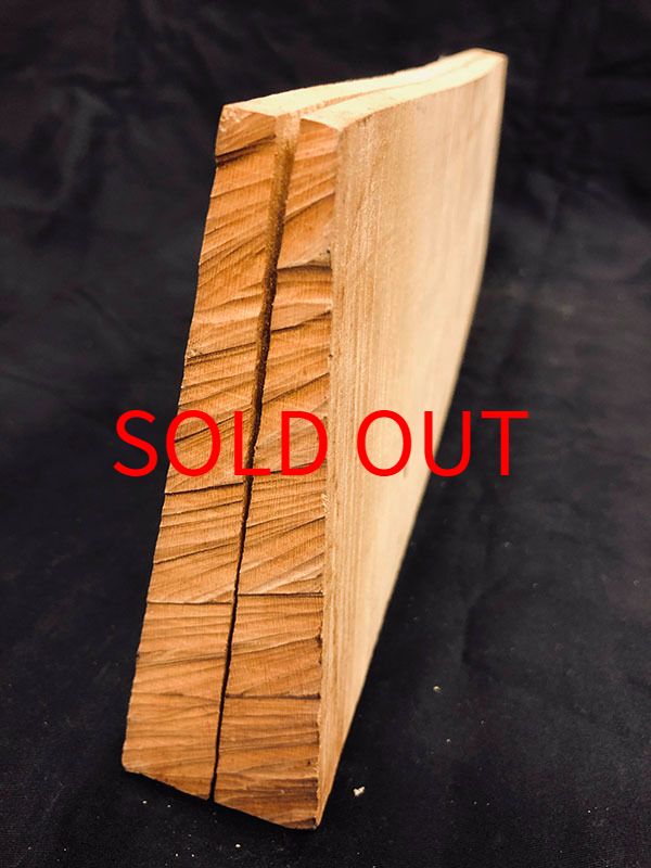 メープル裏板断面図