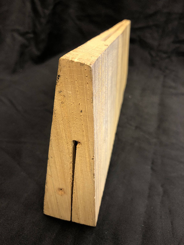 メープル裏板断面図