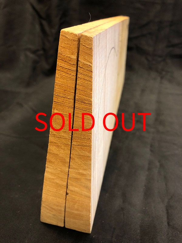 メープル裏板断面図