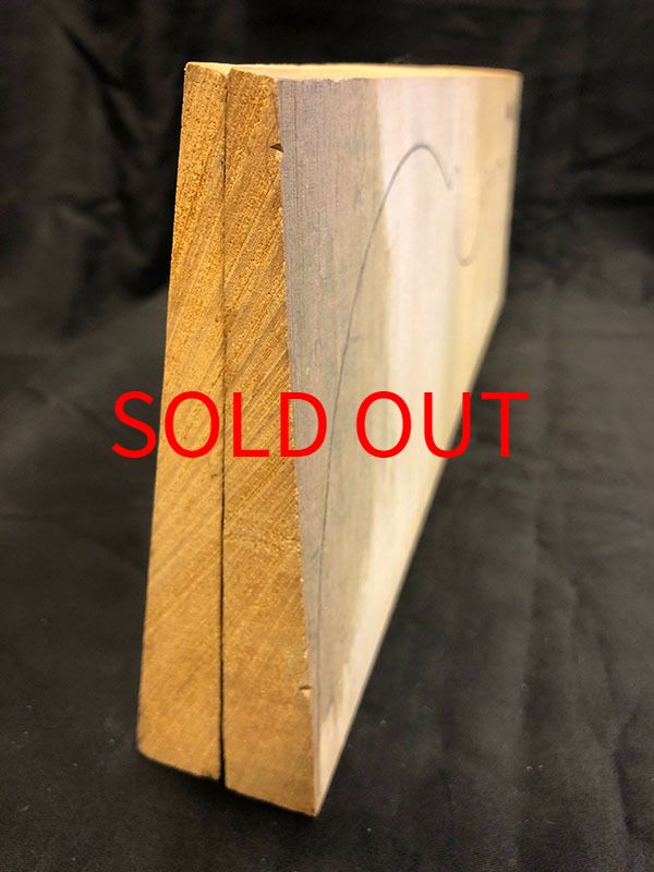 メープル裏板断面図