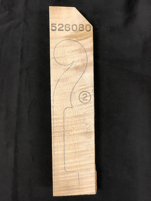 メープルネック表面