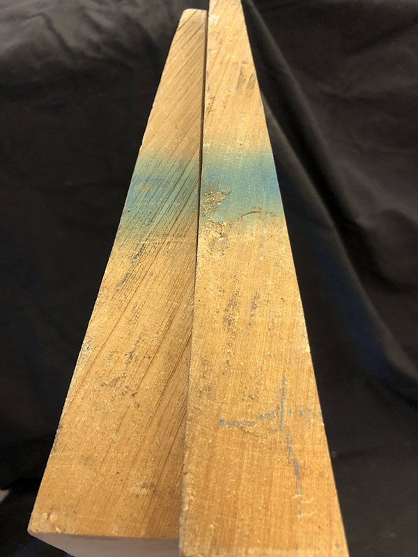 メープル裏板断面図