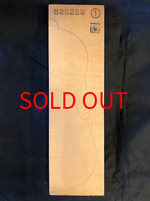 スプルース表板表面