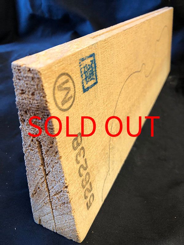 スプルース表板断面図