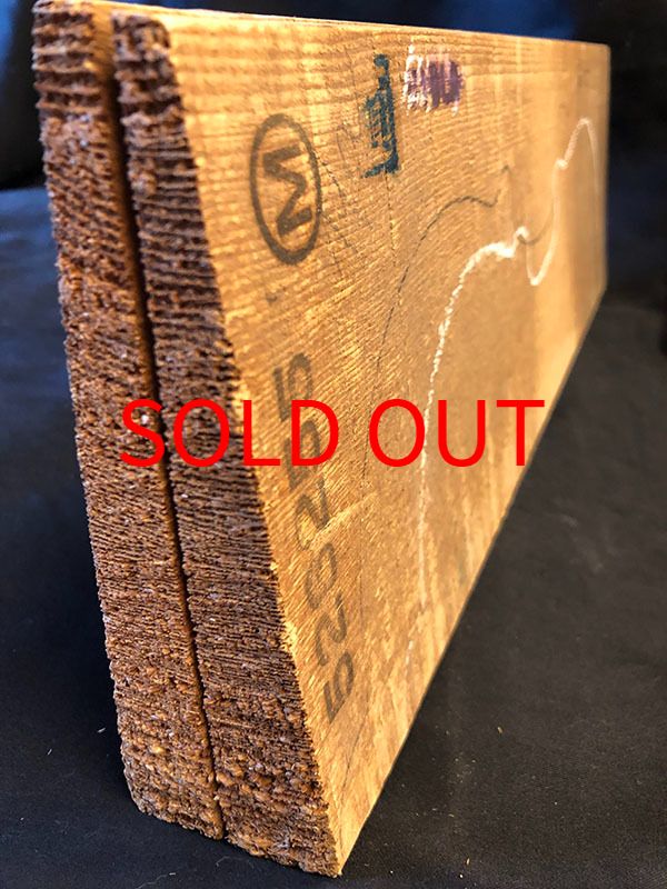 スプルース表板断面図