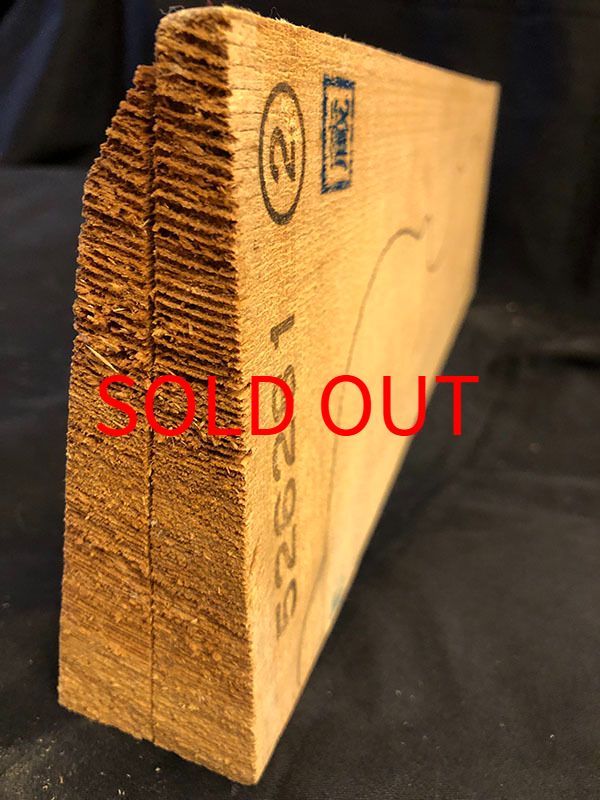 スプルース表板断面図