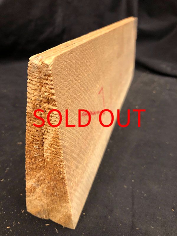 スプルース表板断面図