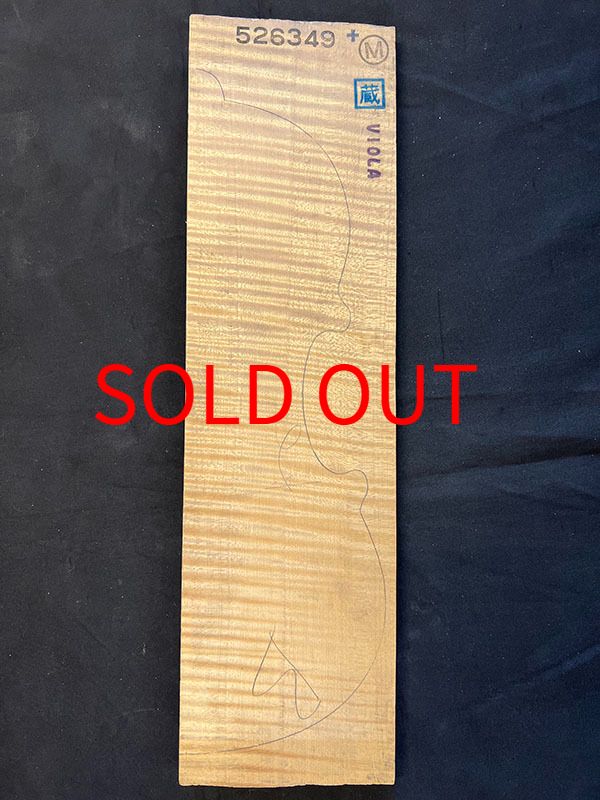 メープル裏板表面