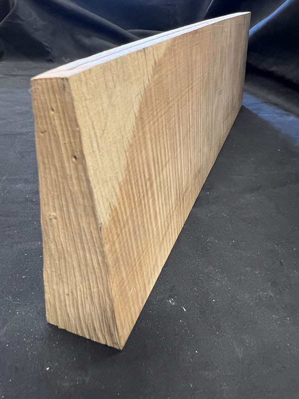 メープル裏板断面図