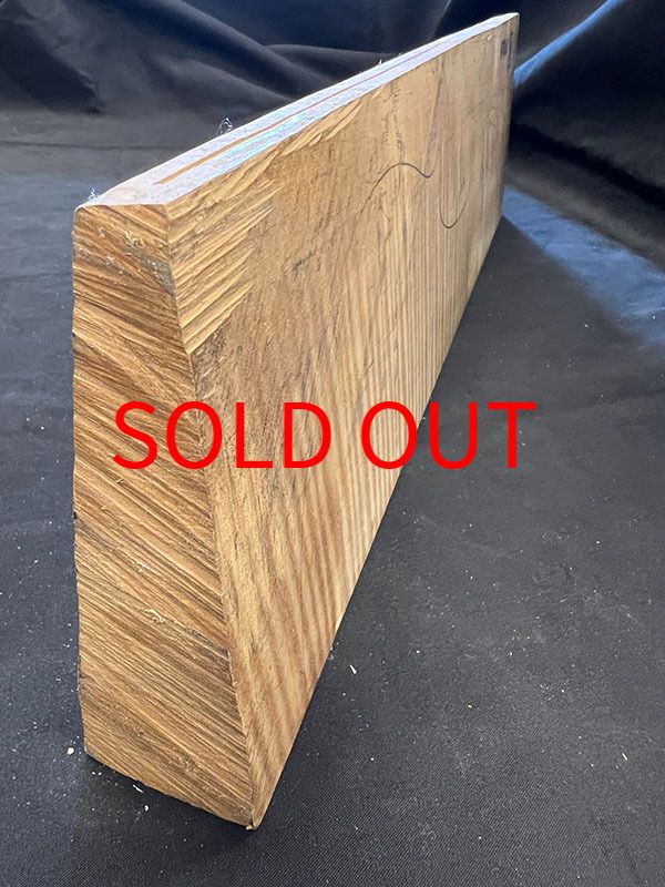 メープル裏板断面図