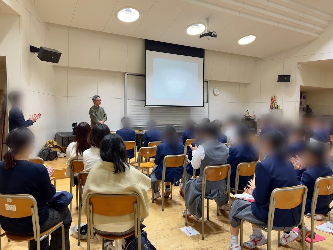 滑川中学校キャリア講演会